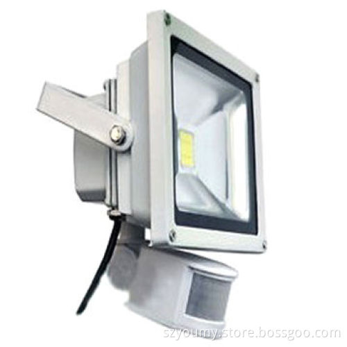 30W Day White PIR Motion Sensor LED Floodlight, 85 to 265V, 2-year Warranty